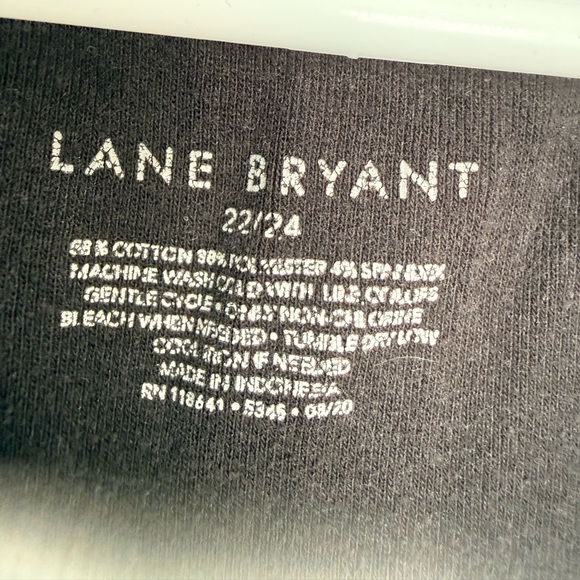 Lane Bryant Black Sleeveless Tank Top Women’s Size 22/24 - Picture 3 of 3